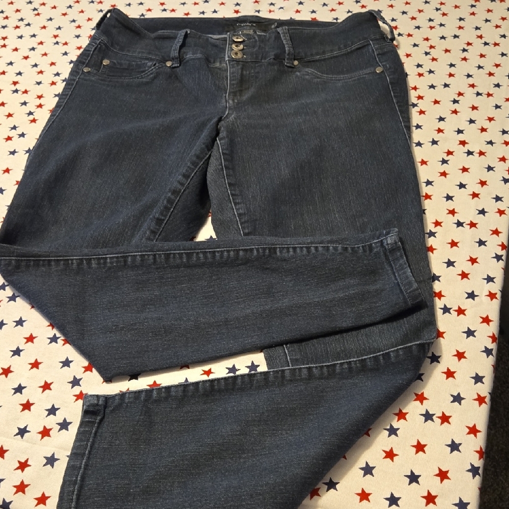 Torrid Dark Blue Skinny Jeans